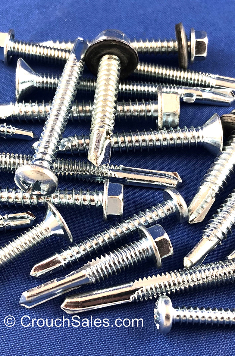 zinc plated self-drilling tek screws