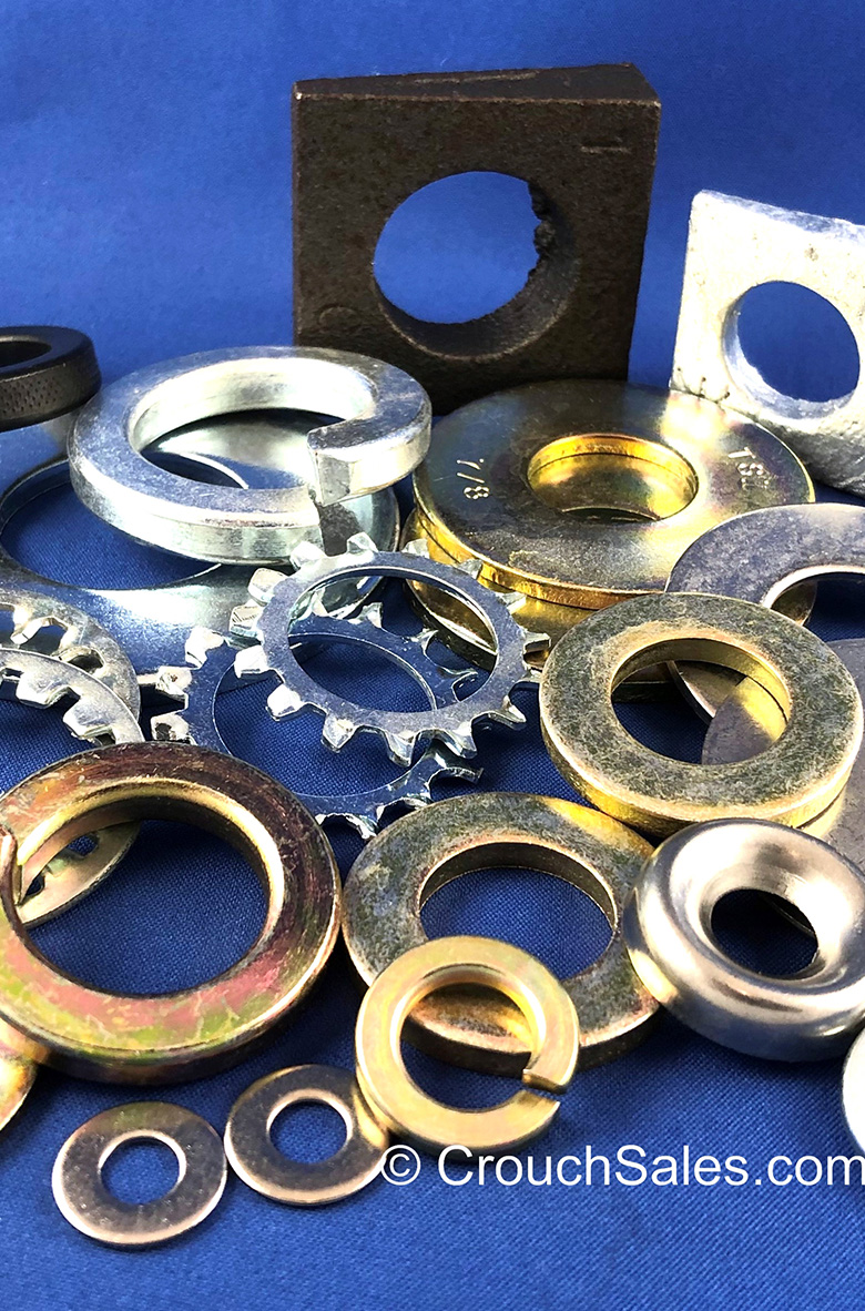 assortment of various washers